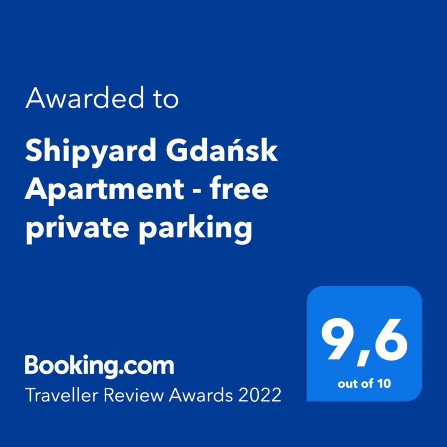 Shipyard Gdansk Apartment - Free Private Parking المظهر الخارجي الصورة